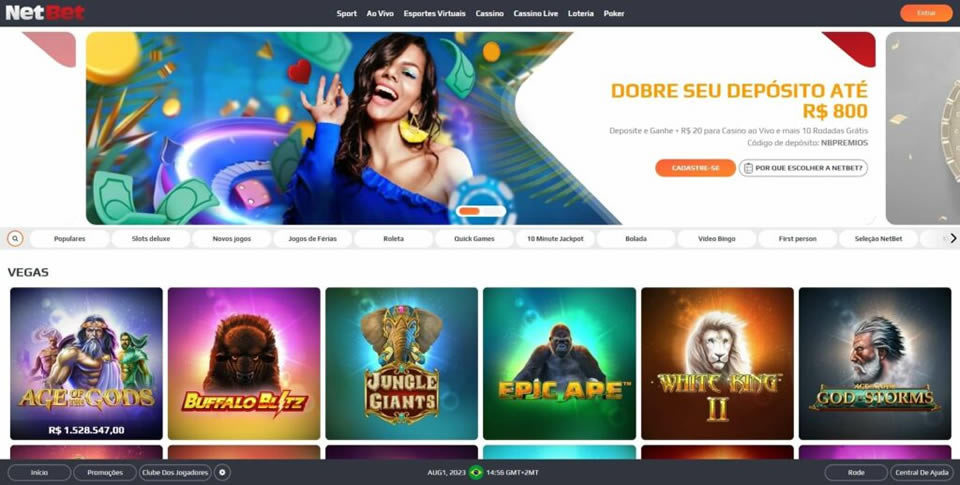 Reembolso diário de até 100% das perdas em jogos de cassino